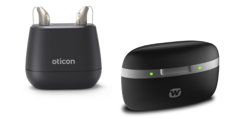 Oticon Intent Charger and Widex SmartRIC PORTABLE CHARGER